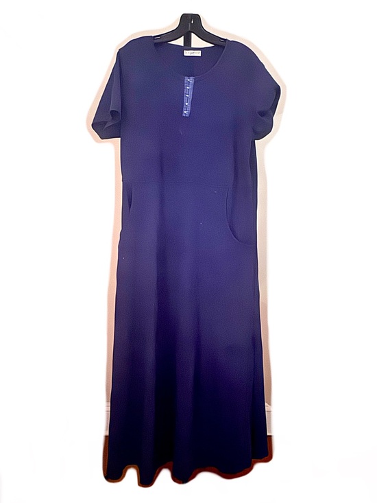 TravelSmith Dresses & Skirts - TravelSmith Navy Short-Sleeve Maxi Dress